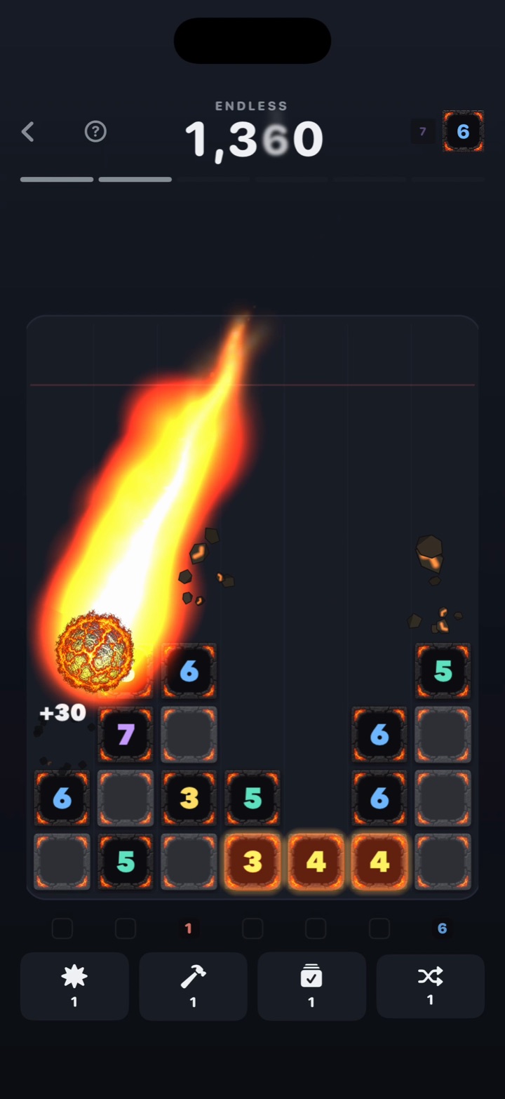 Magma theme with a dramatic fireball effect